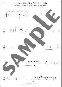 Theme from Sex And The City(Thomas Findlay) 楽譜 フルート ダウンロード