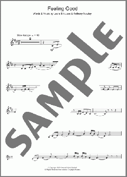 Feeling Good(Nina Simone) 楽譜 トランペット（ソロ） ダウンロード