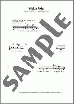 Sleigh Ride(Leroy Anderson) 楽譜 ピアノ（歌詞 & コード） ダウンロード