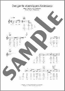 Den Gamle Skaerslippers Fararssang(Kai Normann Andersen) 楽譜 その他 ダウンロード