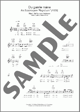 Du Gamle Mane(Kai Normann Andersen) 楽譜 その他 ダウンロード