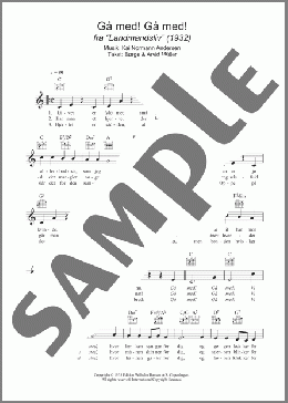 Ga Med! Ga Med!(Kai Normann Andersen) 楽譜 その他 ダウンロード