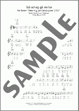 Ga Ud Og Ga En Tur(Kai Normann Andersen) 楽譜 その他 ダウンロード