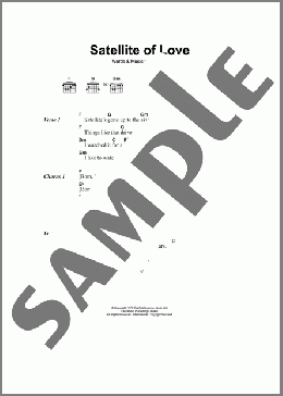 Satellite Of Love(Lou Reed) 楽譜 ギター（コード） ダウンロード