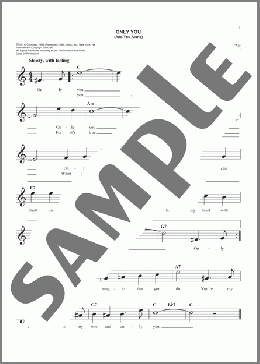 Only You (And You Alone)(The Platters) 楽譜 その他 ダウンロード