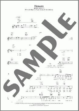 Heaven (piano version)(DJ Sammy) 楽譜 その他 ダウンロード