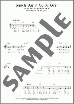 June Is Bustin' Out All Over (from Carousel)(Rodgers & Hammerstein) 楽譜 その他 ダウンロード