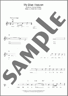 My Blue Heaven(Walter Donaldson) 楽譜 その他 ダウンロード