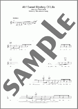 Ah! Sweet Mystery Of Life(Sarah Vaughan) 楽譜 その他 ダウンロード