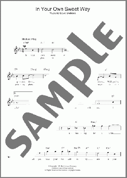 In Your Own Sweet Way(Dave Brubeck) 楽譜 その他 ダウンロード
