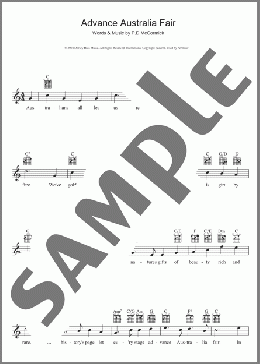Advance Australia Fair (Australian National Anthem)(Peter McCormick) 楽譜 その他 ダウンロード