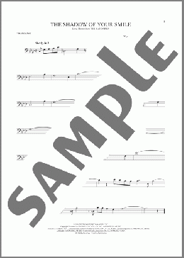 The Shadow Of Your Smile(Johnny Mandel/Paul Francis Webster) 楽譜 トロンボーン（ソロ） ダウンロード