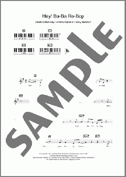 Hey! Ba-Ba-Re-Bop(Lionel Hampton) 楽譜 ピアノ（歌詞 & コード） ダウンロード