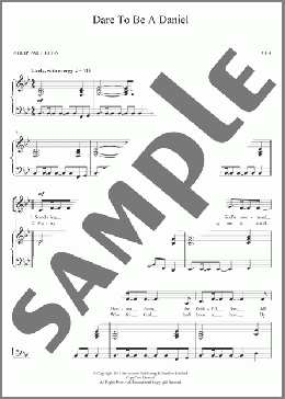 Dare To Be A Daniel(The Salvation Army) 楽譜 その他 ダウンロード