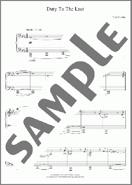 Duty To The Last(Neil Cowley Trio) 楽譜 ピアノ（ソロ） ダウンロード
