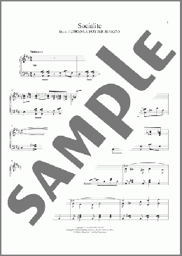 Socialite(Alexandre Desplat) 楽譜 ピアノ（ソロ） ダウンロード