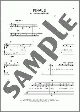 Finale(Gary Barlow & Eliot Kennedy) 楽譜 ピアノ（ソロ） ダウンロード