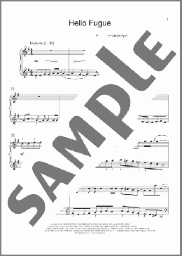 Hello Fugue (arr. Giovanni Deltori)(Greg Kurstin/Adele/Adele Adkins/Giovanni Dettori) 楽譜 ピアノ（ソロ） ダウンロード