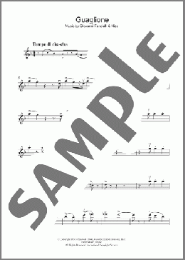 Guaglione(Perez Prado) 楽譜 バイオリン ダウンロード