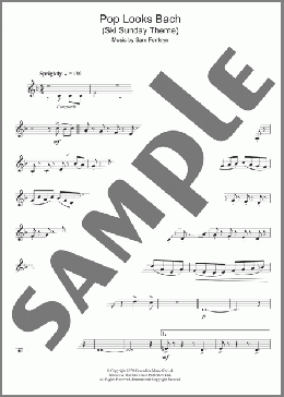 Ski Sunday Theme (Pop Looks Bach)(Sam Fonteyn) 楽譜 クラリネット ダウンロード