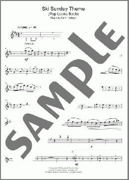 Ski Sunday Theme (Pop Looks Bach)(Sam Fonteyn) 楽譜 フルート ダウンロード