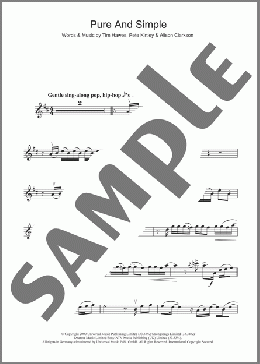 Pure And Simple(Hear'Say) 楽譜 バイオリン ダウンロード