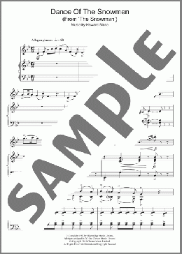 Dance Of The Snowmen (from The Snowman)(Howard Blake) 楽譜 クラリネット ダウンロード