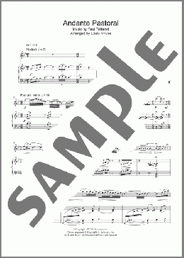Andante Pastoral(Paul Taffanel) 楽譜 フルート ダウンロード