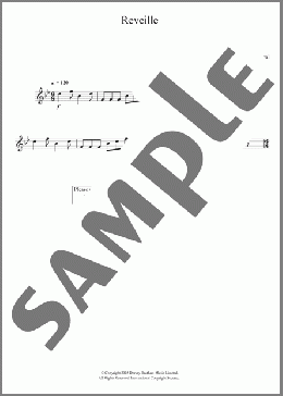 Reveille(Traditional) 楽譜 トランペット（ソロ） ダウンロード