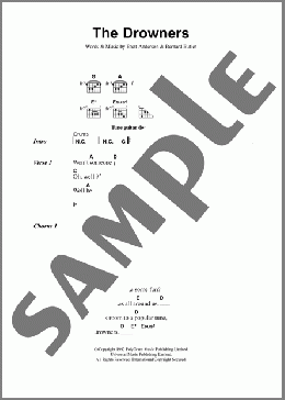 The Drowners(Suede) 楽譜 ギター（コード） ダウンロード