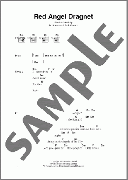 Red Angel Dragnet(The Clash) 楽譜 ギター（コード） ダウンロード