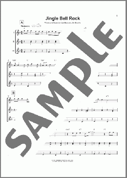 Jingle Bell Rock(Bobby Helms) 楽譜 ウクレレ（アンサンブル） ダウンロード