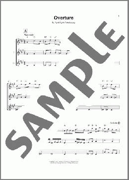 Overture(Pyotr Il'yich Tchaikovsky) 楽譜 ウクレレ（アンサンブル） ダウンロード
