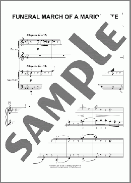 Funeral March Of A Marionette (arr. Phillip Keveren)(Charles Gounod) 楽譜 ピアノ（連弾） ダウンロード