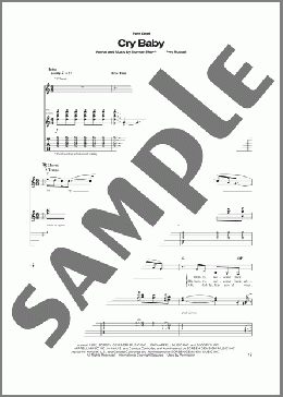 Cry Baby(Janis Joplin) 楽譜 ギター（ソロ） ダウンロード