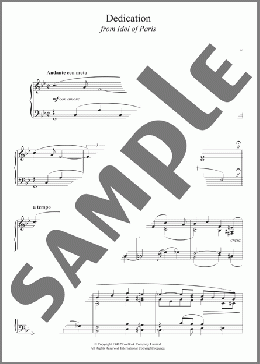 Dedication (from Idol Of Paris)(Mischa Spoliansky) 楽譜 ピアノ（ソロ） ダウンロード