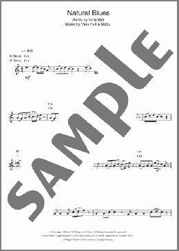 Natural Blues(Moby) 楽譜 アルトサックス（ソロ） ダウンロード