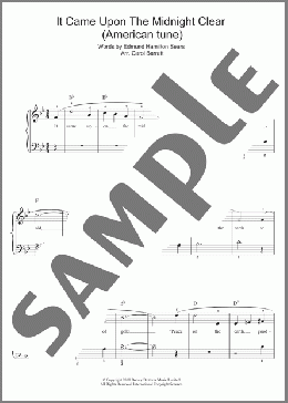 It Came Upon The Midnight Clear(Traditional/Traditional Carol) 楽譜 ピアノ & ボーカル ダウンロード