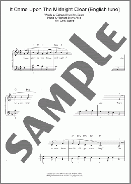 It Came Upon The Midnight Clear(Traditional/Traditional Carol) 楽譜 ピアノ & ボーカル ダウンロード