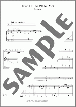 David Of The White Rock(Traditional) 楽譜 チェロ ダウンロード