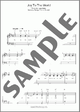 Joy To The World(Traditional/Traditional Carol) 楽譜 ピアノ（ソロ） ダウンロード