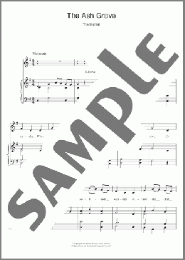 The Ash Grove(Traditional) 楽譜 ピアノ & ボーカル ダウンロード