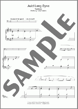 Auld Lang Syne(Traditional) 楽譜 チェロ ダウンロード