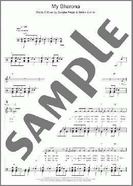 My Sharona(The Knack) 楽譜 ドラム ダウンロード