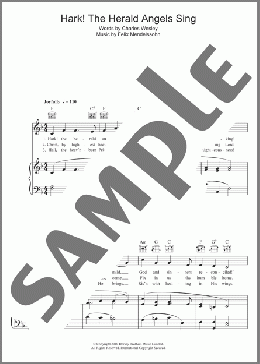 Hark! The Herald Angels Sing(Traditional/Traditional Carol) 楽譜 ピアノ & ボーカル & ギター ダウンロード