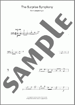 The Surprise Symphony(Franz Joseph Haydn) 楽譜 チェロ ダウンロード
