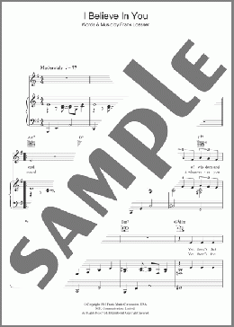 I Believe In You(Frank Loesser) 楽譜 ピアノ & ボーカル & ギター ダウンロード