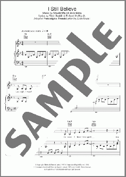 I Still Believe(Boublil and Schonberg) 楽譜 その他 ダウンロード