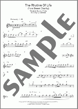 The Rhythm Of Life (from Sweet Charity)(Cy Coleman) 楽譜 アルトサックス（ソロ） ダウンロード