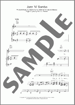 Jazz 'N' Samba (So Danco Samba)(Antonio Carlos Jobim) 楽譜 その他 ダウンロード